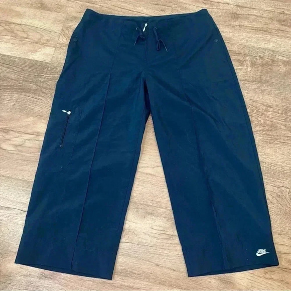 NIKE Women’s Summer Ankle Capris Navy NWT Size M (8-10) - Picture 5 of 9